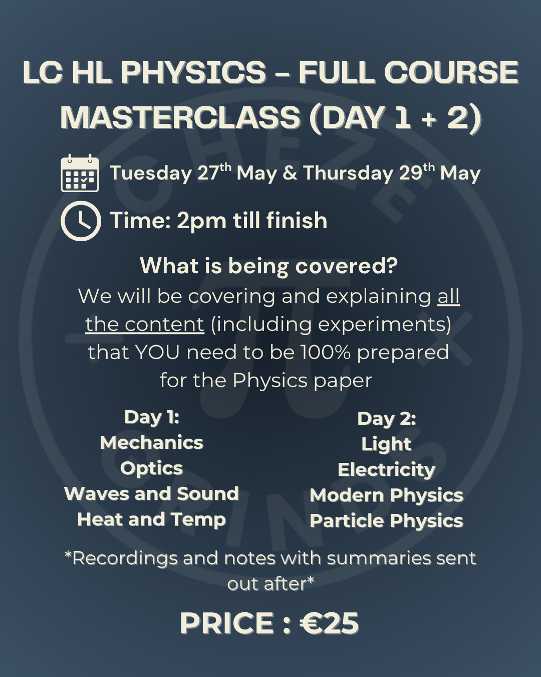 LC Physics Full Masterclass